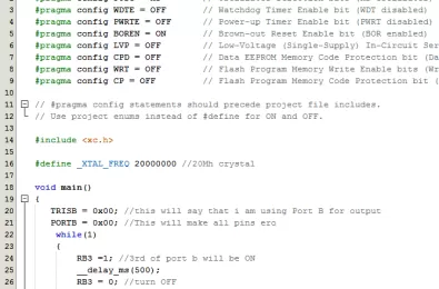 Hướng dẫn điều khiển led đơn dùng pic